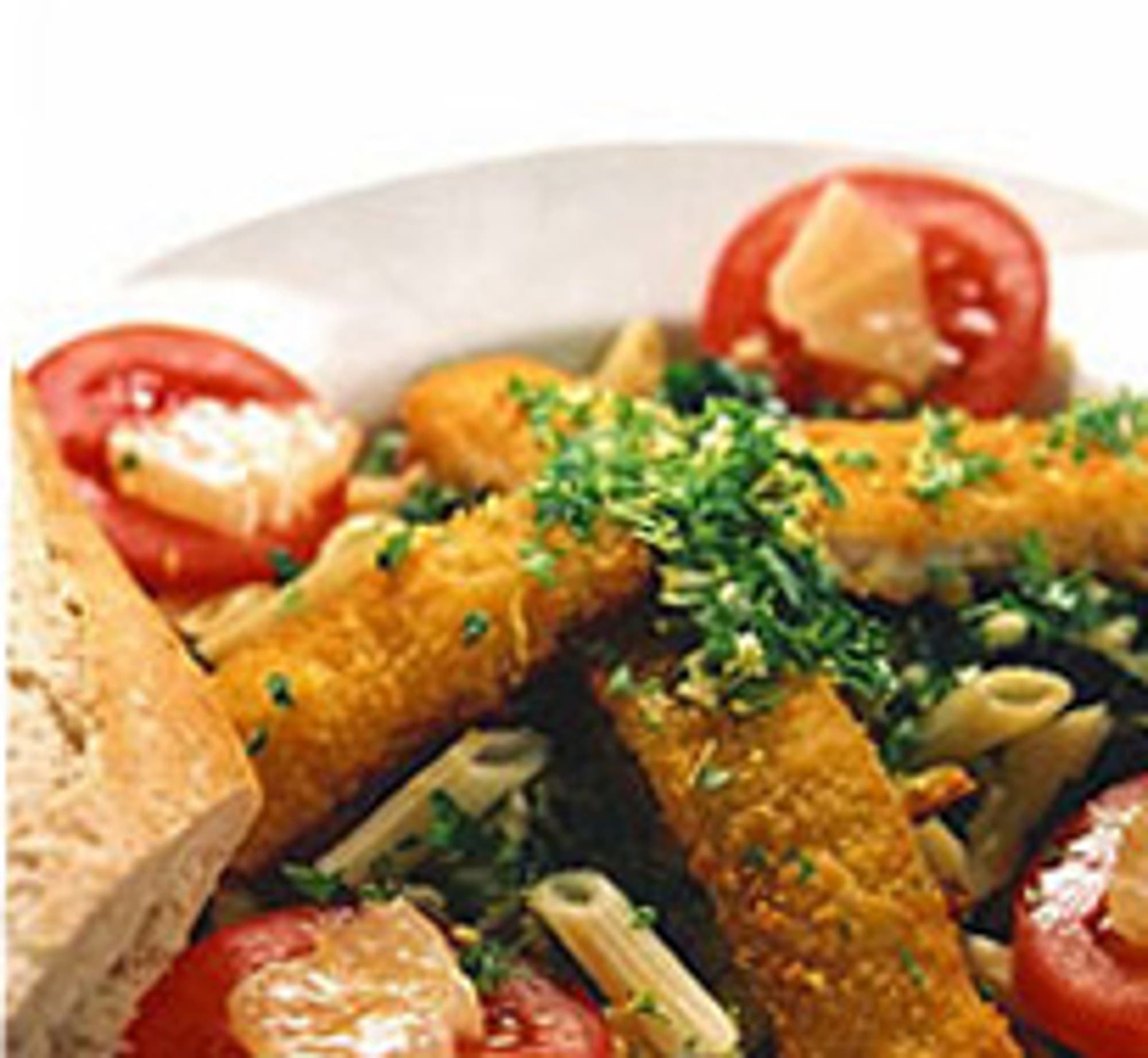 Fiskpinnar med gremolata