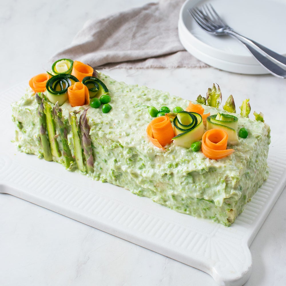 Vegansk smörgåstårta