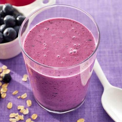 Havresmoothie med blåbär