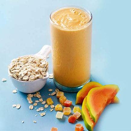 Mango- & papayasmoothie