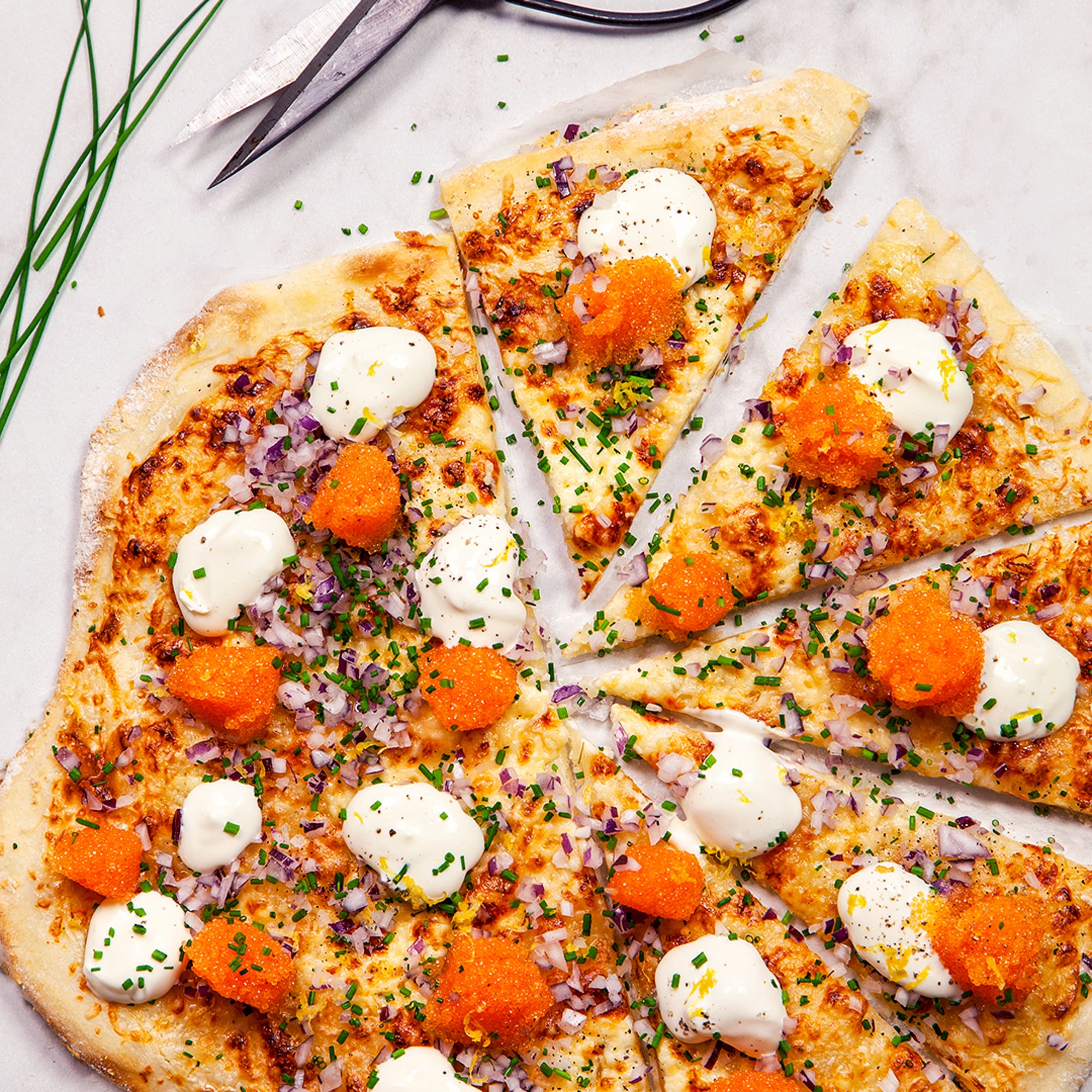 Löjromspizza