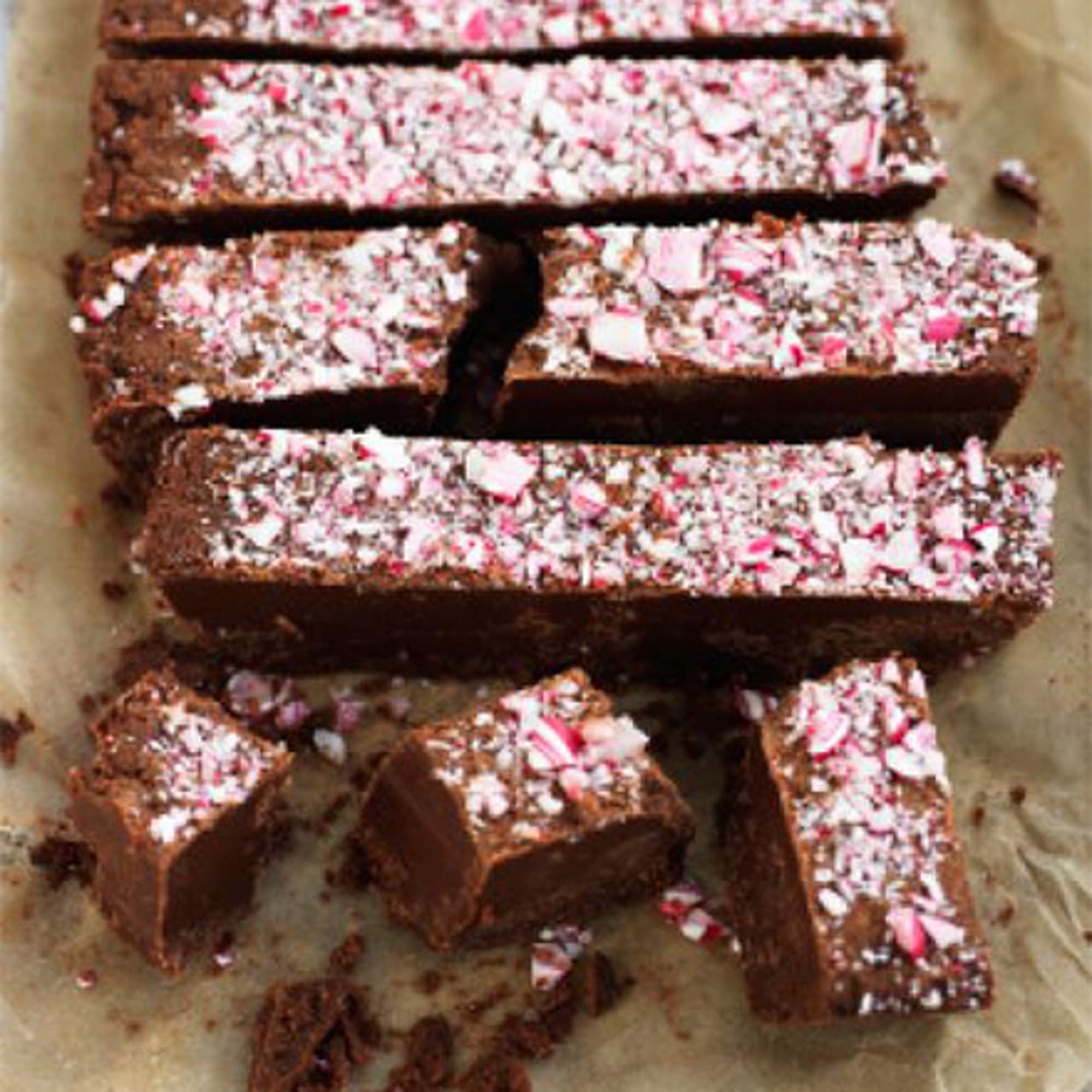 Chokladfudge med polkakross