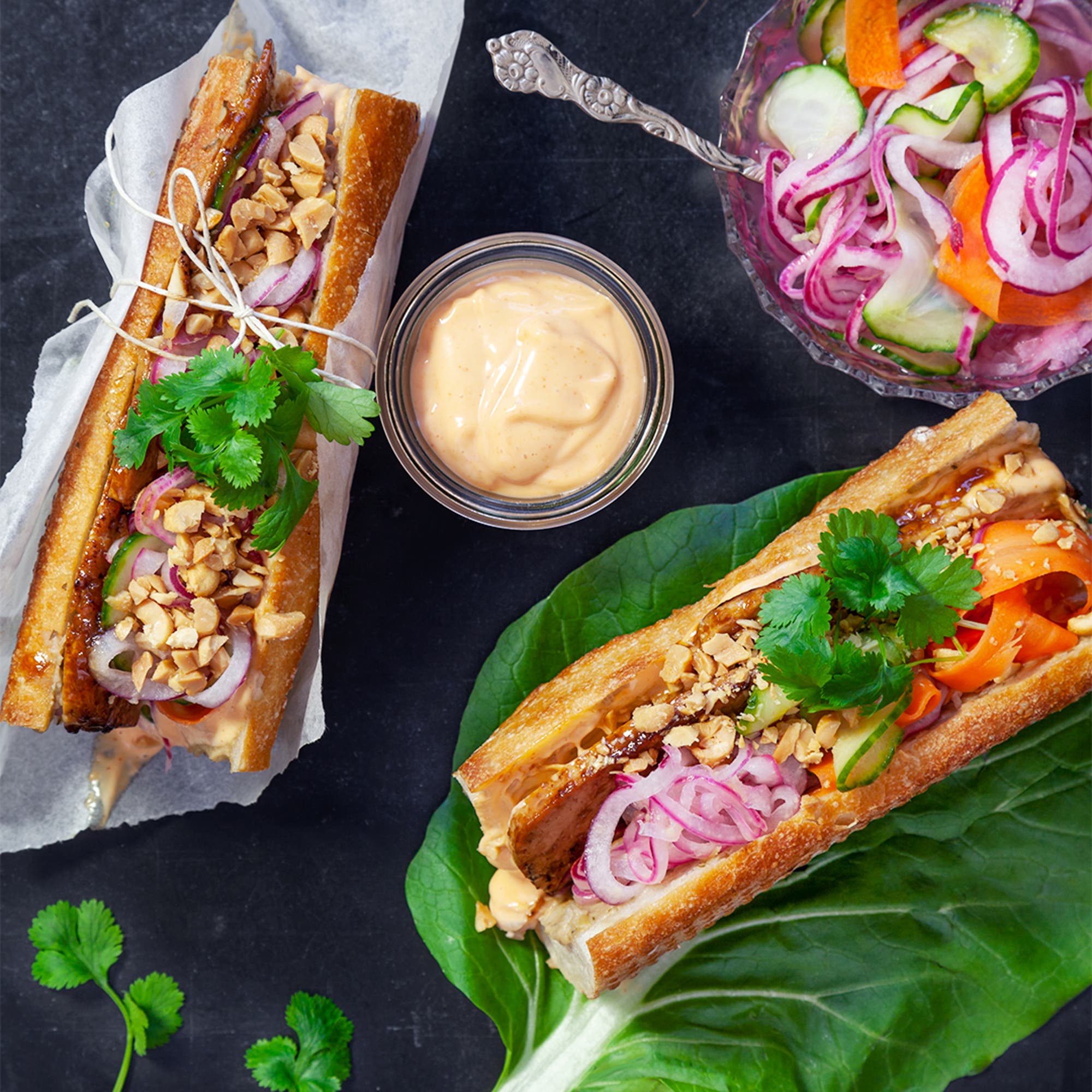 Vegansk Banh mi