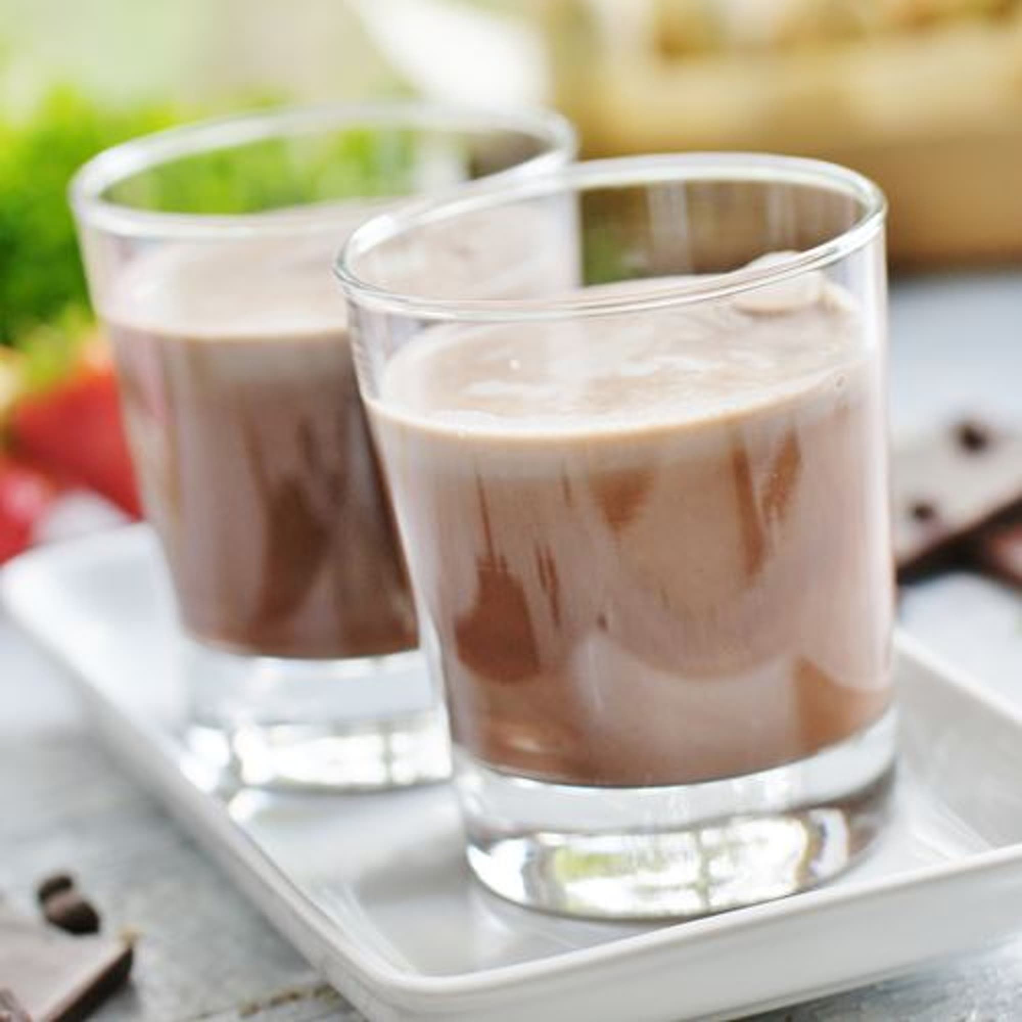 Islatte med smak av choklad