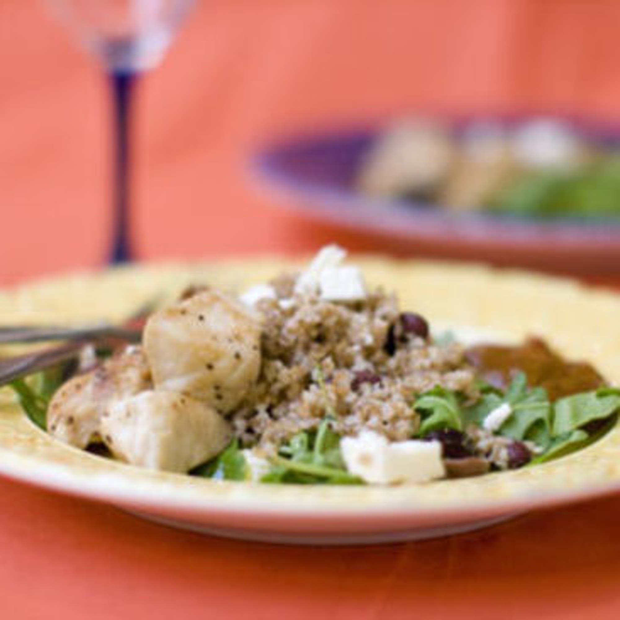 Kycklingfilé med grekisk bulgur