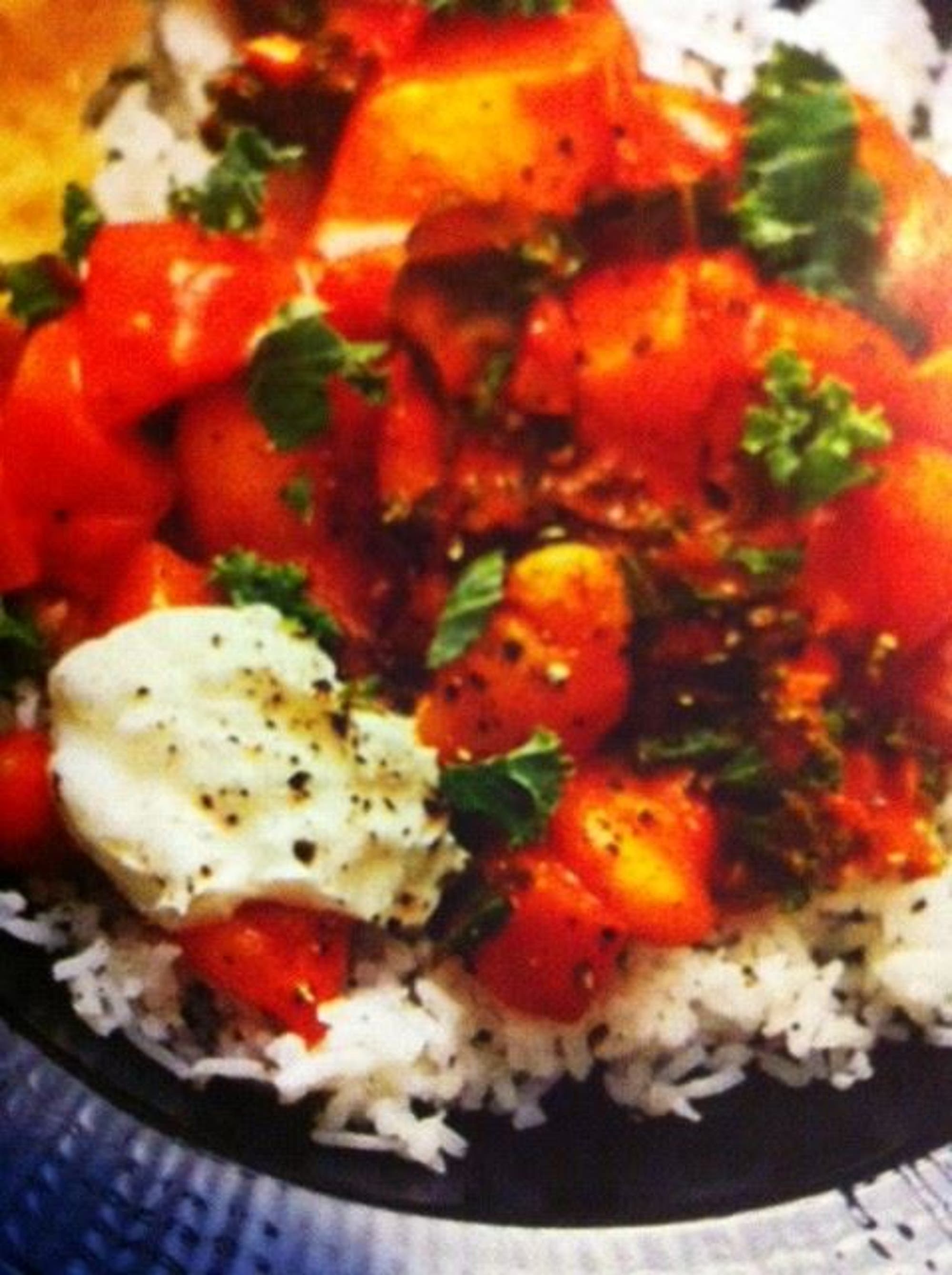 Veggocurry med kokosmjölk