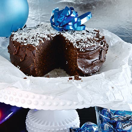 Chokladbollstårta