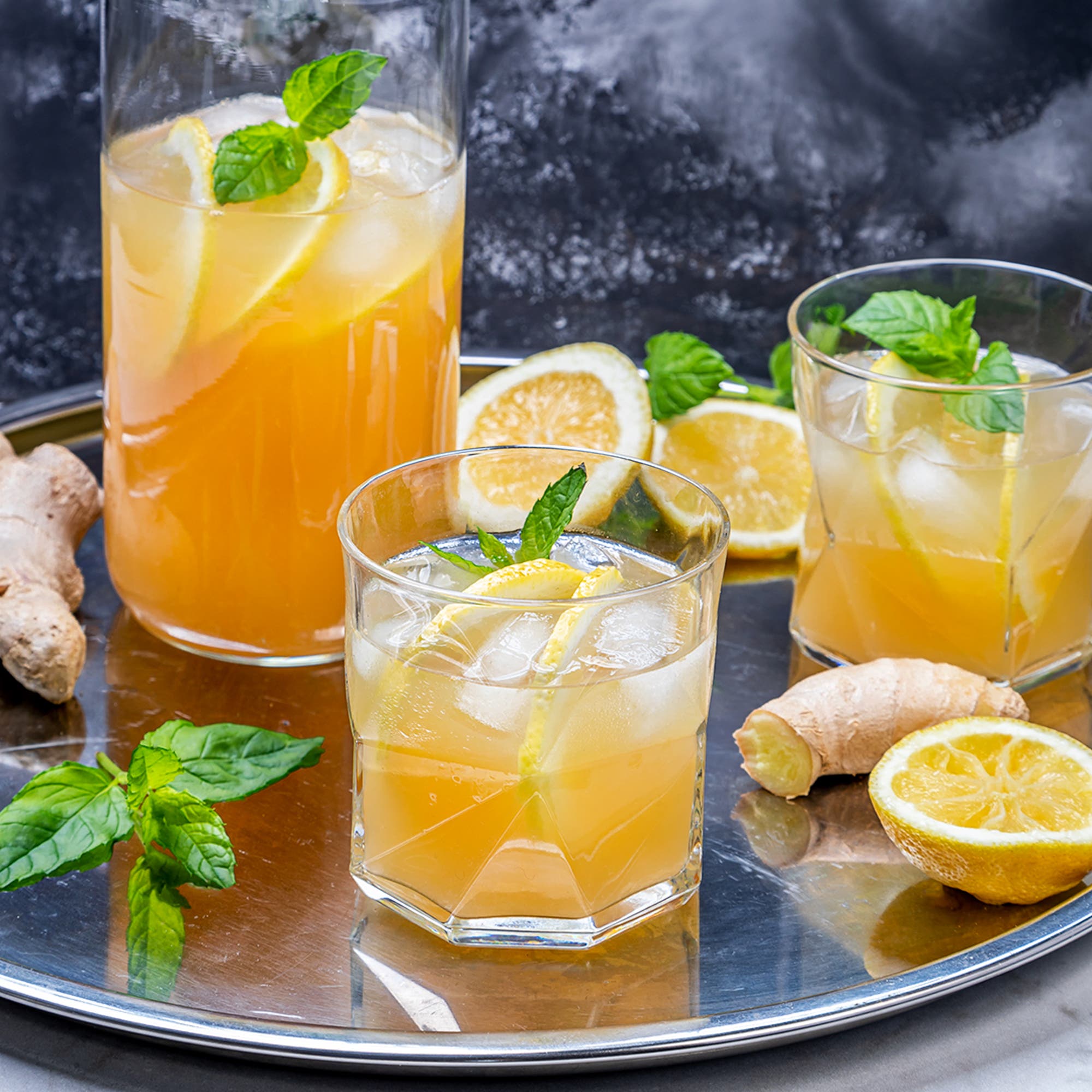 Lemonad med ingefära och citron