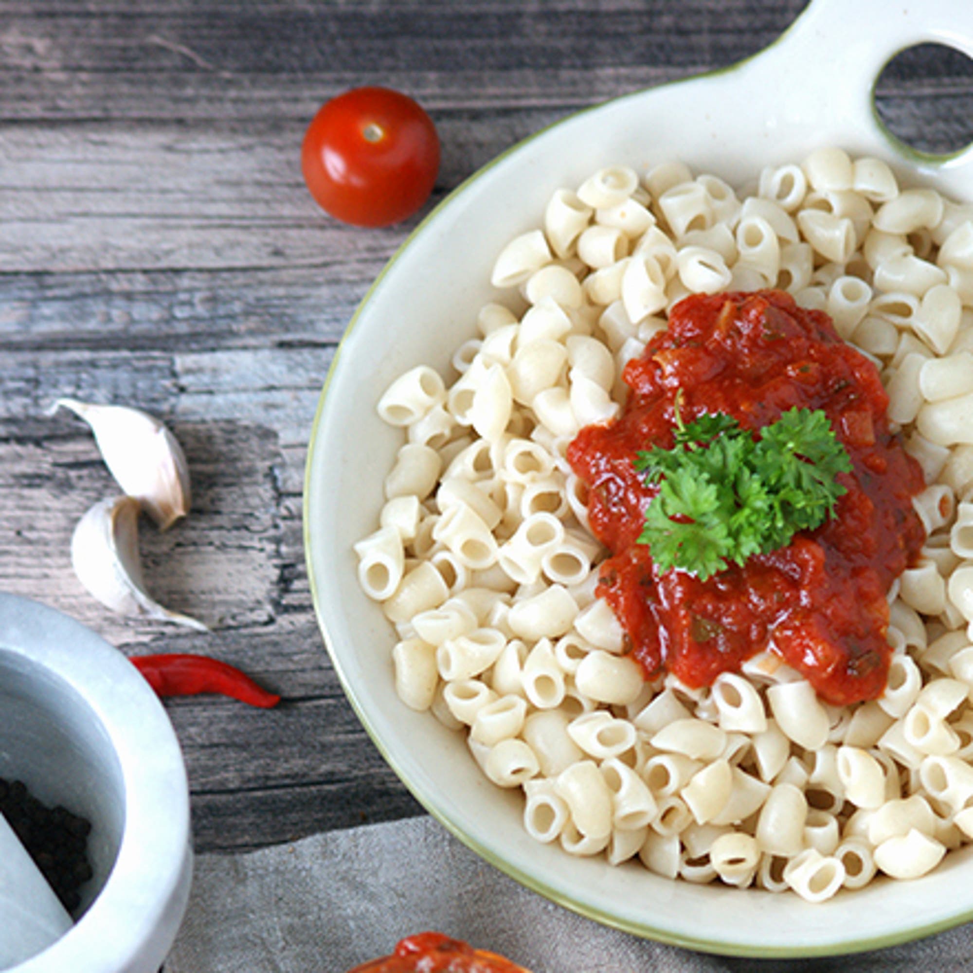 Makaroner med pastasås