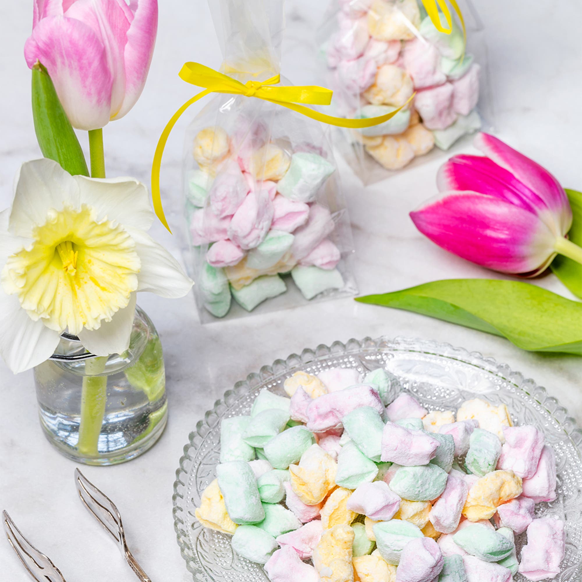 Hemgjorda minimarshmallows
