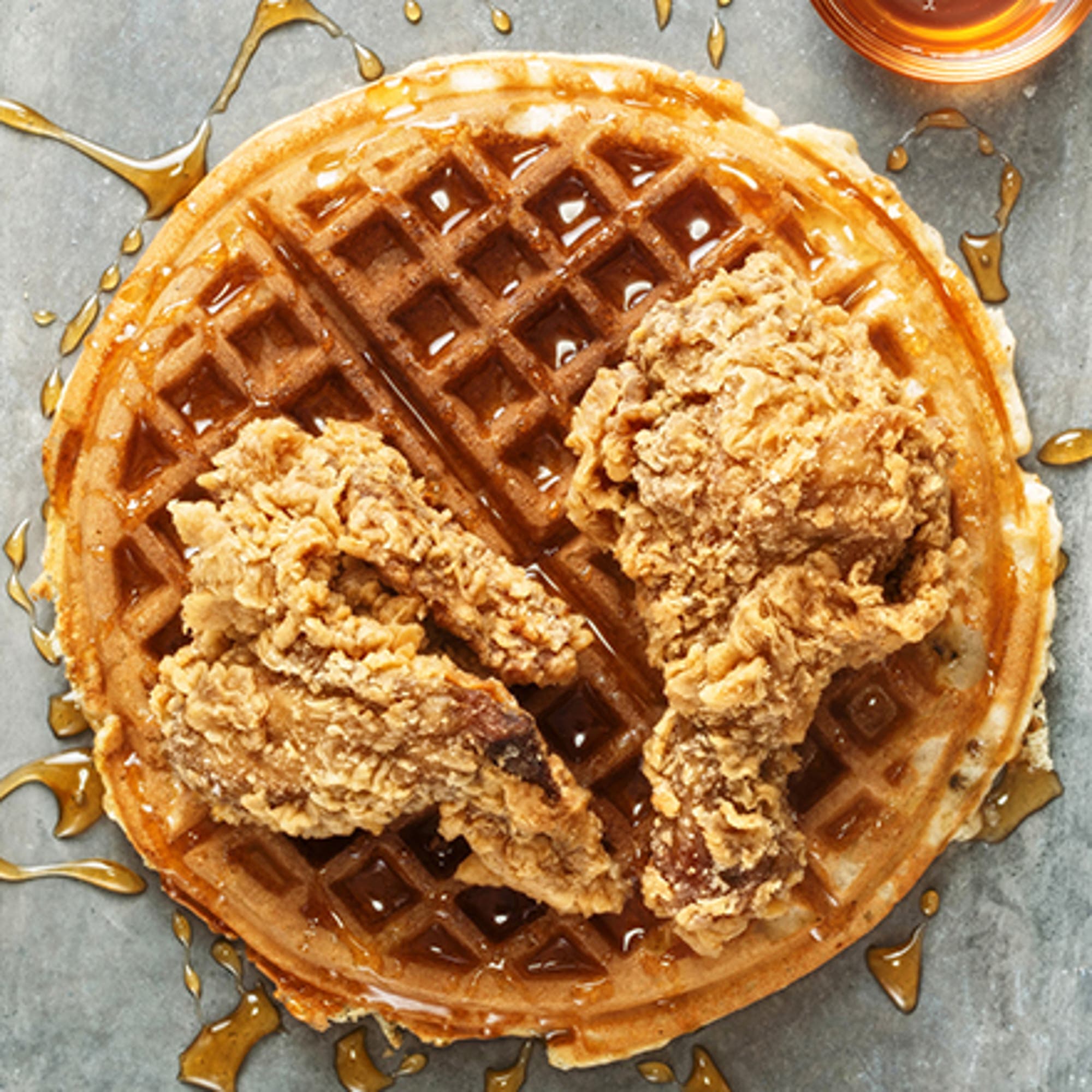 Chicken and waffles