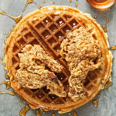 Chicken and waffles