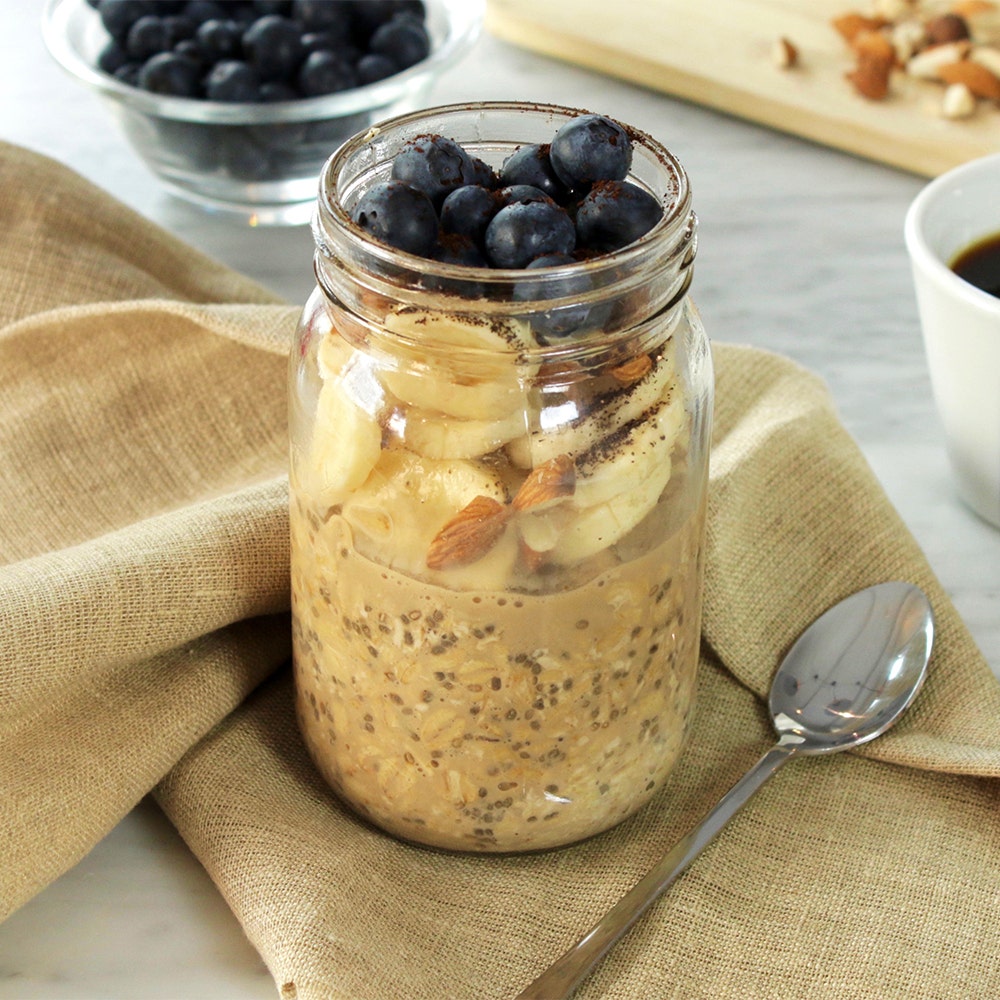 Overnight oats med espresso