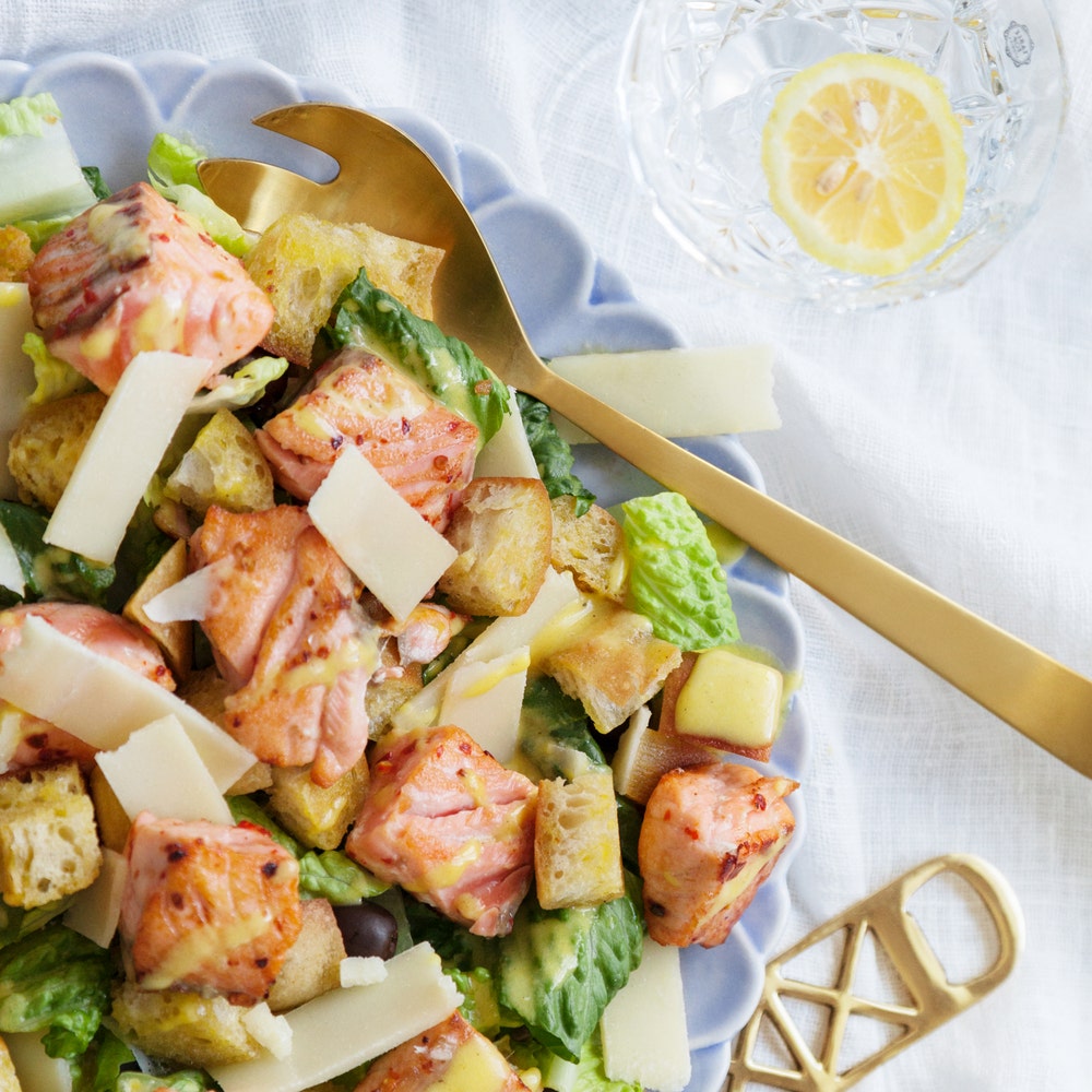 Lax caesarsallad