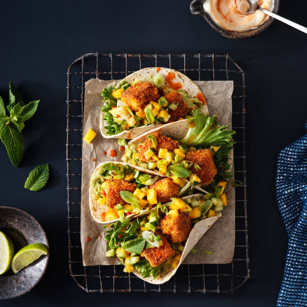 Fish taco med mangosalsa