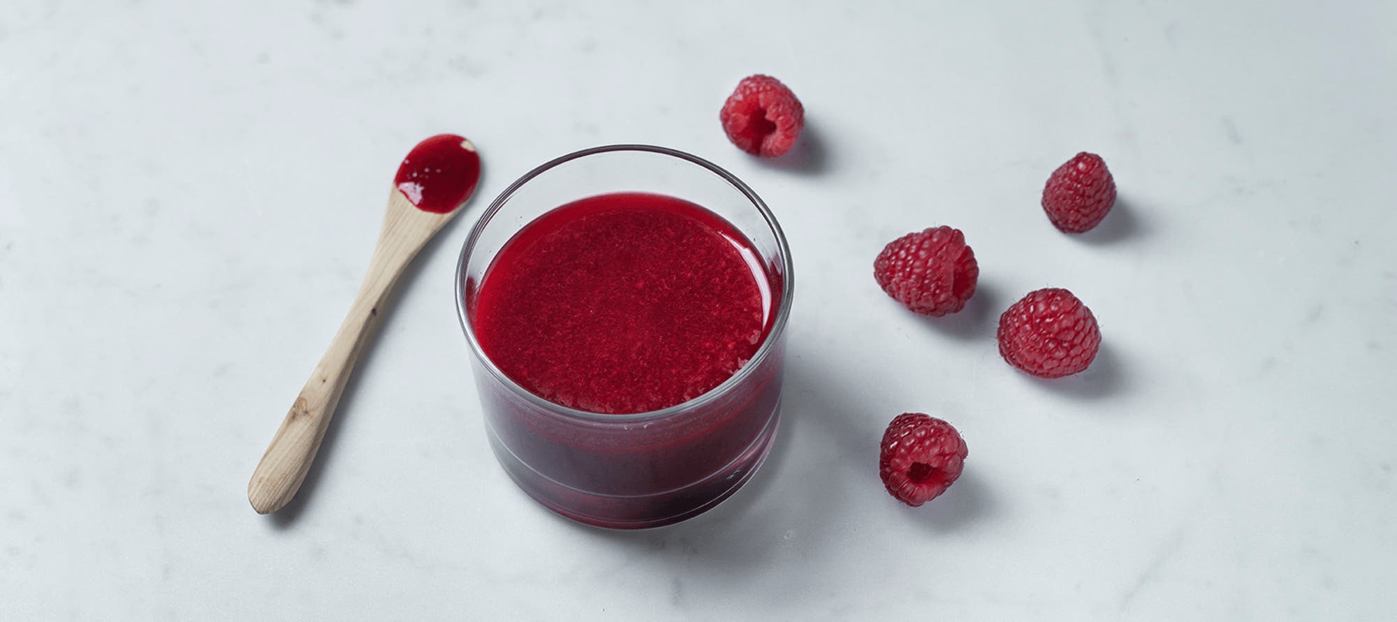 Hallonpuré till STEP-metoden