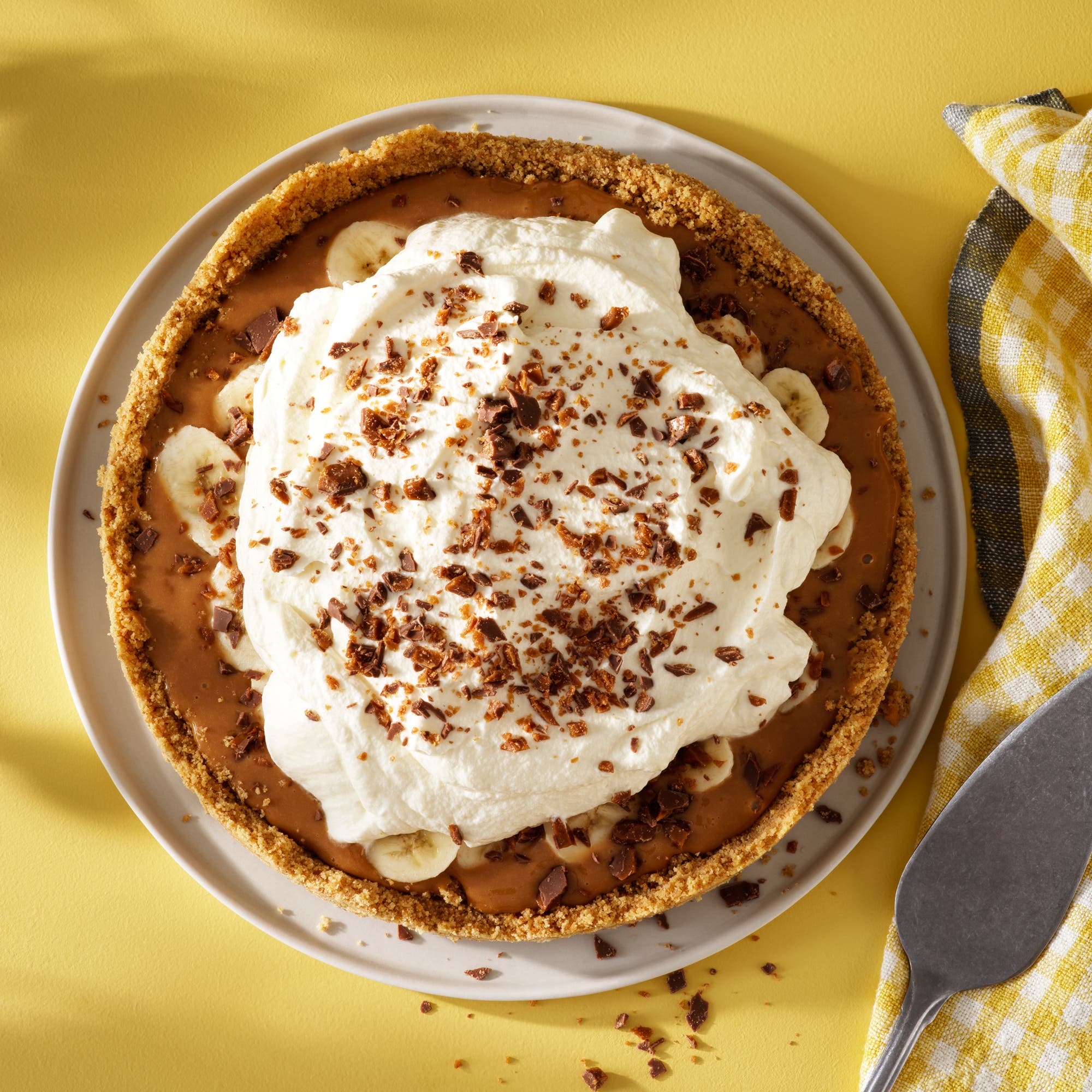 Banoffee paj med daimkross