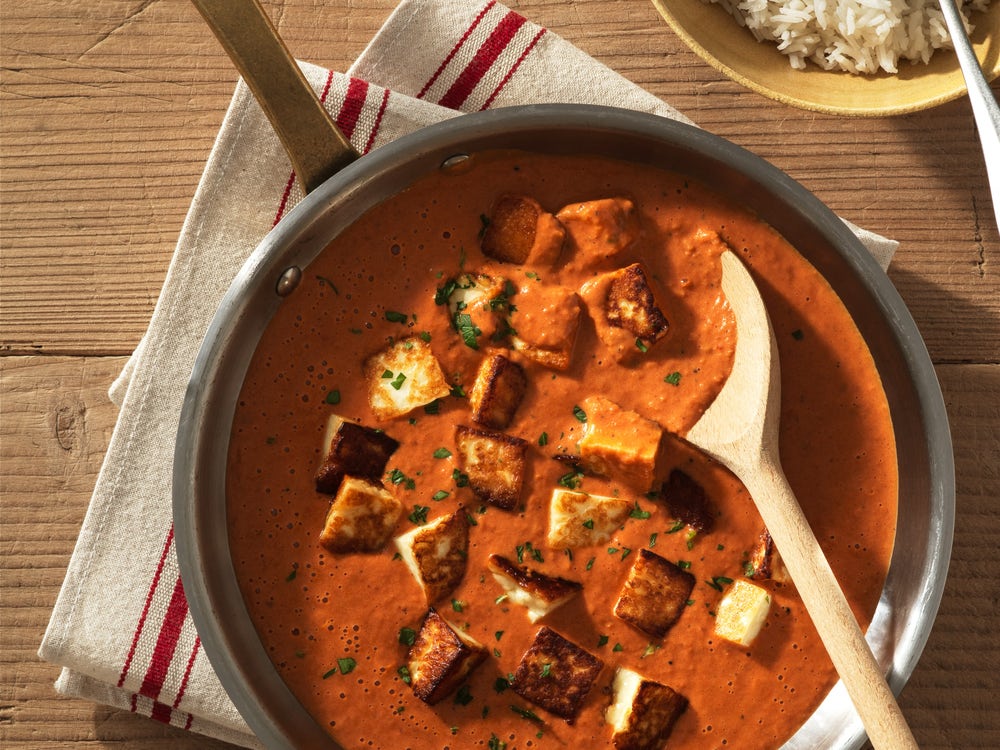 Krämig halloumistroganoff