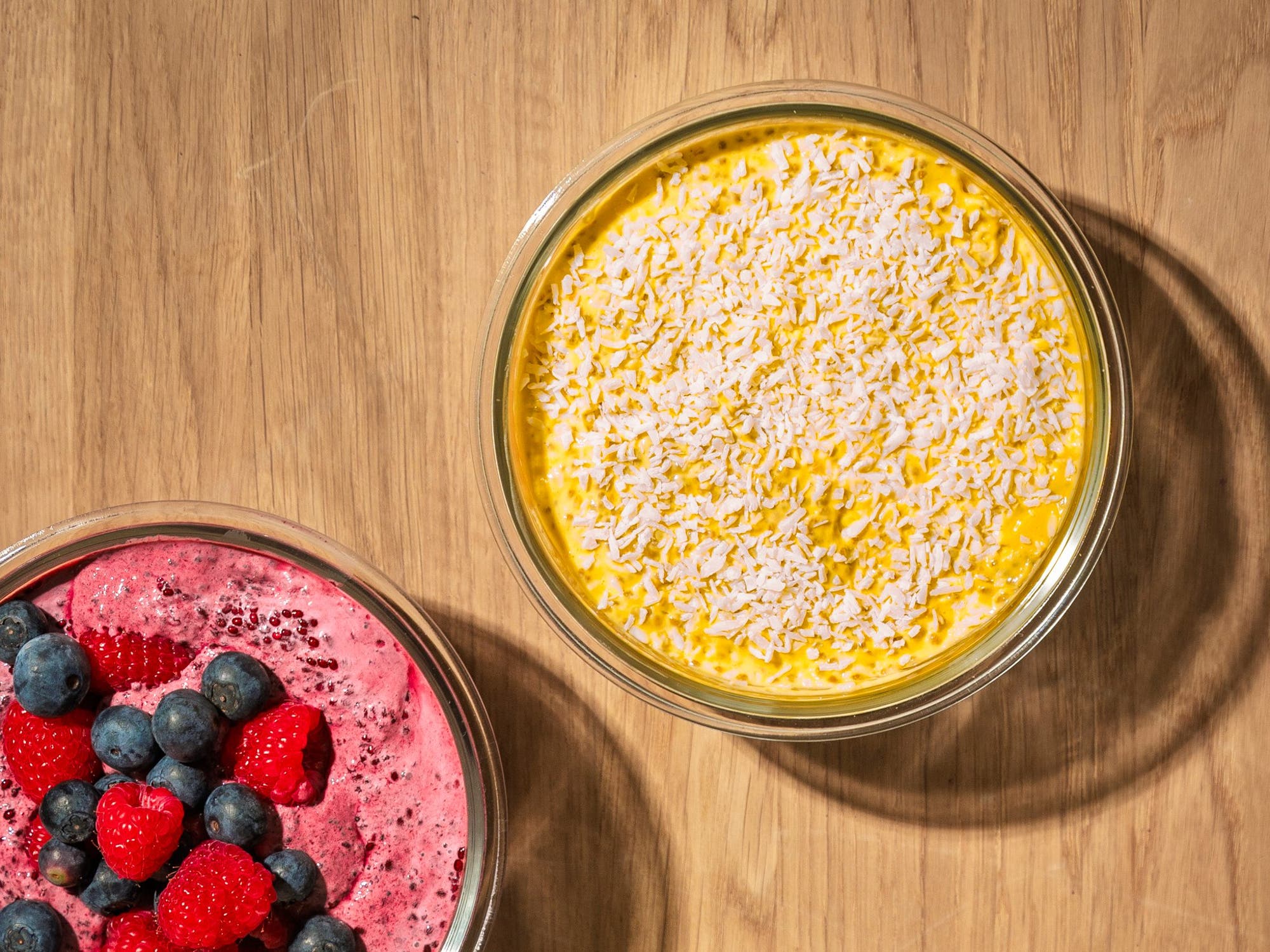 Chia bowl med mango och kokos