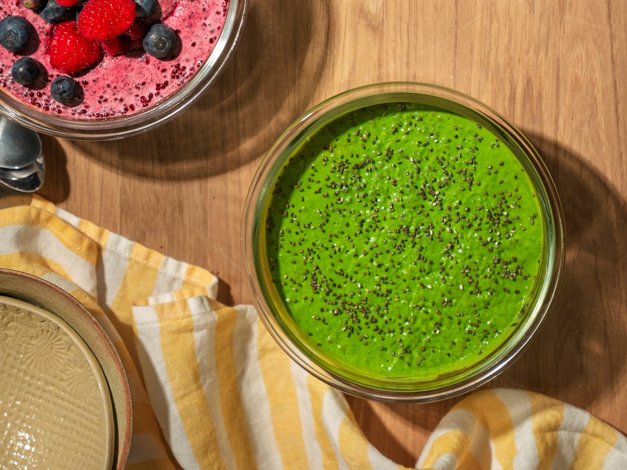 Chia bowl med spenat och avokado
