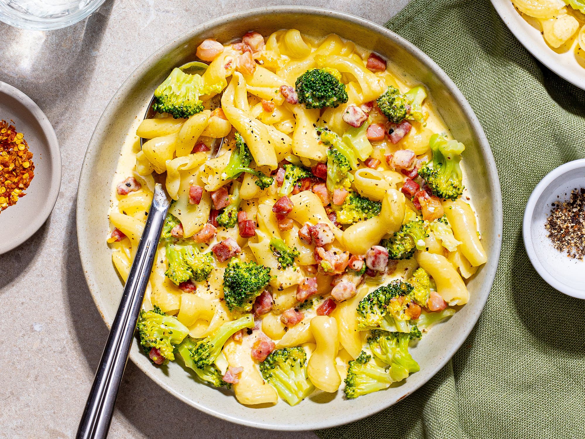 Enkel mac & cheese med bacon